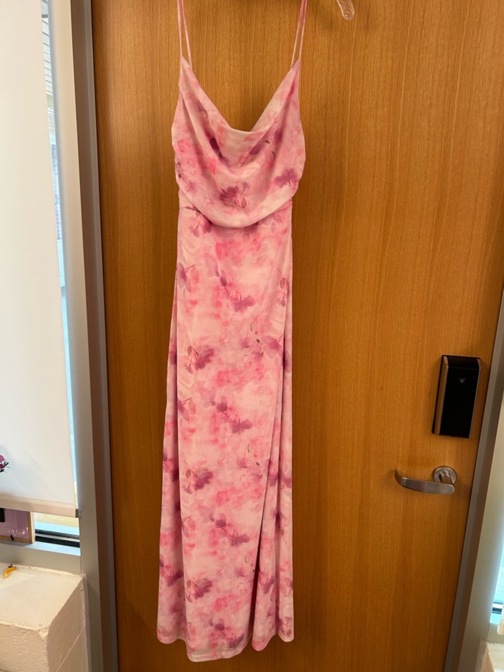 Hello Molly Mesh Maxi Dress Pink Floral - Picture 3 of 5